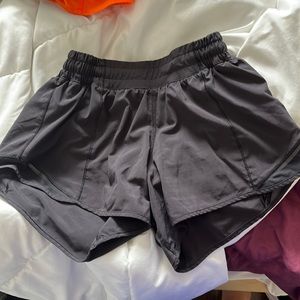 black lululemon shorts size 4.